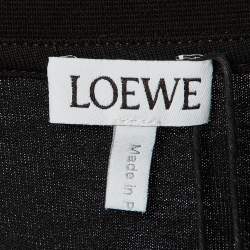 Loewe Black Cotton Anagram Fake Pocket Crew Neck T-Shirt XXL