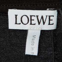 Loewe Black Cotton Anagram Fake Pocket Crew Neck T-Shirt L