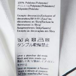 Pre Owned Loewe White Cotton Anagram Fake Pocket T-Shirt XL