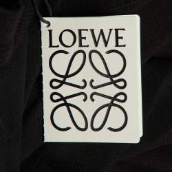 Pre Owned Loewe Black Cotton Anagram Embroidered Relaxed Fit T-Shirt S