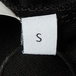 Pre Owned Loewe Black Neon Anagram Cotton Crew Neck T-Shirt S