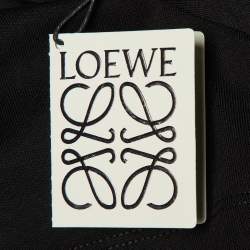 Pre Owned Loewe Black Cotton Anagram Embroidered Relaxed Fit T-Shirt S
