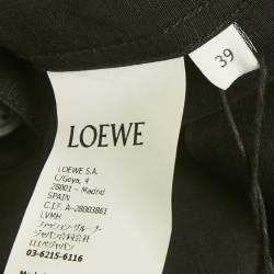 مملوكة مسبقًا Loewe x Paula's Ibiza Black Anagram Toile Bowling Negro Shirt M