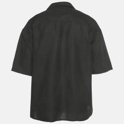 مملوكة مسبقًا Loewe x Paula's Ibiza Black Anagram Toile Bowling Negro Shirt M