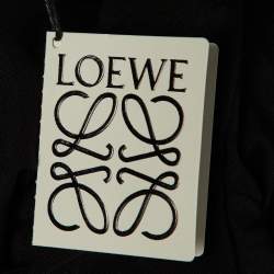 مملوكة مسبقًا Loewe Black Cotton Anagram Fake Pocket T-Shirt M