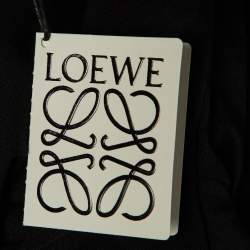 مملوكة مسبقًا Loewe Black Cotton Anagram Fake Pocket T-Shirt L