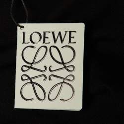 Pre Owned قميص لويفي أسود أناجرام تطريز مريح قطن كبير