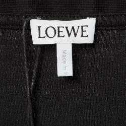 مملوكة مسبقًا Loewe Black Cotton Anagram Embroidered Regular Fit T-Shirt L