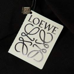 مملوكة مسبقًا Loewe Black Cotton Anagram Embroidered Regular Fit T-Shirt L