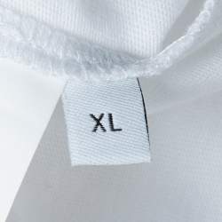 مملوكة مسبقًا Loewe White Cotton Anagram Pocket Relaxed Fit T-Shirt XL