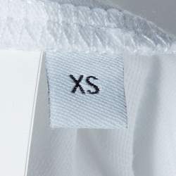 Pre Owned Loewe White Cotton Anagram Pocket Relaxed Fit T-Shirt XS