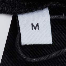 Pre Owned Loewe Black Neon Anagram Cotton Crew Neck T-Shirt M