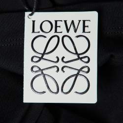 Pre Owned Loewe Black Neon Anagram Cotton Crew Neck T-Shirt M