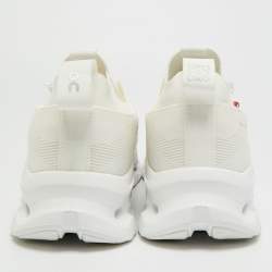 Pre Owned Loewe Cloudtilt Size 44 White Knit Fabric Low Top Sneakers