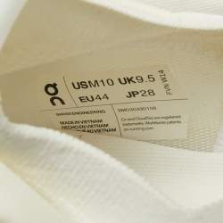 Pre Owned Loewe Cloudtilt Size 44 White Knit Fabric Low Top Sneakers