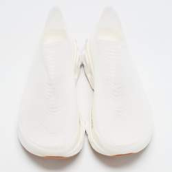 Pre Owned Loewe x On Cloudmonster Size 45 White LightSpray Rubber Slip On Sneakers