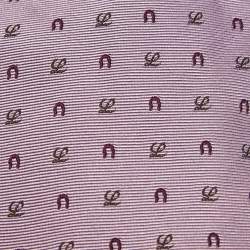 Loewe Pink Logo Silk Jacquard Tie