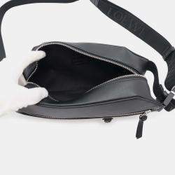 Loewe Black Classic Calf Leather Convertible Sling Bag