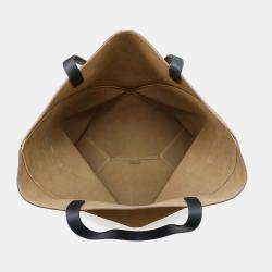 مملوكة مسبقًا حقيبة يد لويفي بني شامواه بزل فولد كبيرة جدا