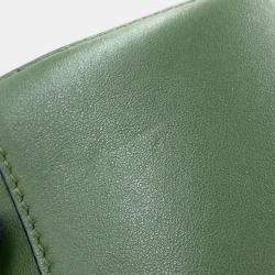 مملوكة مسبقًا Loewe Puzzle Fold Tote Green Leather XL Tote