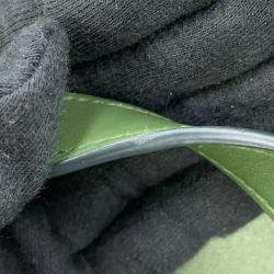 مملوكة مسبقًا Loewe Puzzle Fold Tote Green Leather XL Tote