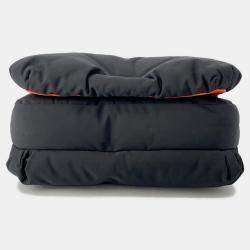 مملوكة مسبقًا حقيبة كتف ماسنجر منفوخة لويفي نايلون أسود