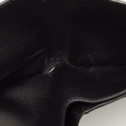 Pre Owned Loewe Anagram Embossed Blue Leather Bifold Wallet