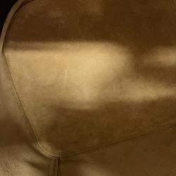 Pre Owned Loewe Pebble Bucket Bag Dark Brown Mellow Calf Leather Size Large