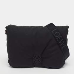 Pre Owned حقيبة كتف لوفي جويا منفوخة جلد مستردة