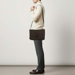 Pre Owned Loewe Goya Medium Puffer Nylon Messenger Bag