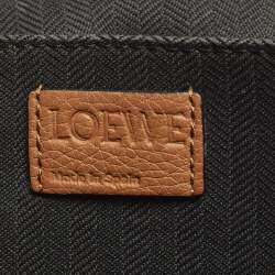 Pre Owned Loewe Goya Brown Leather Backpack