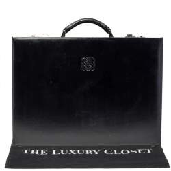 Loewe Black Leather Briefcase