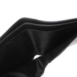Loewe Black Textured Leather Bifold Compact Wallet