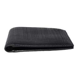 Loewe Black Textured Leather Bifold Compact Wallet
