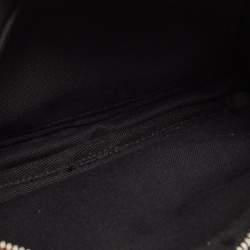 Loewe Black/Dark Grey Anagram Canvas XS Military Messenger Bag