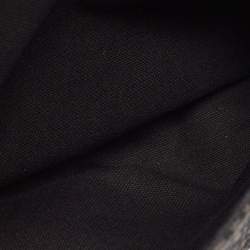 Loewe Black/Dark Grey Anagram Canvas XS Military Messenger Bag