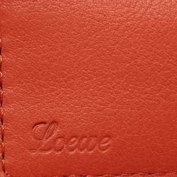 Loewe Brown Leather Bifold Card Case