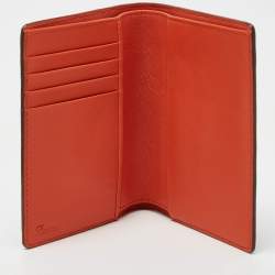 Loewe Brown Leather Bifold Card Case