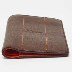 Loewe Brown Leather Bifold Card Case