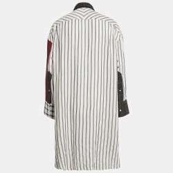 Loewe Multicolor Patterned Cotton Blend Oversize Shirt M