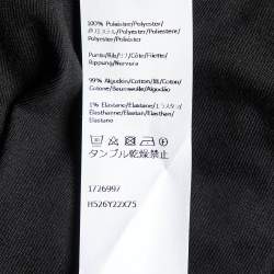 Pre Owned Loewe Black Anagram Embroidered Cotton Crew Neck T-Shirt S