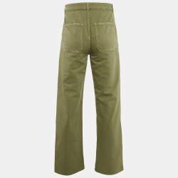 Loewe X Paula’s Ibiza Green Patch Work Jeans L Waist 30"