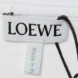 Loewe White Glitch Anagram Cotton Crew Neck T-Shirt XXL