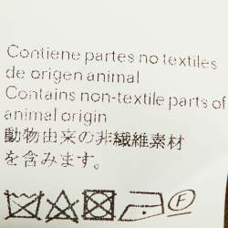 Pre Owned Loewe Light Brown Printed Cotton Knit Studded Detail T-Shirt S