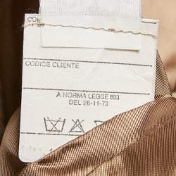 Pre Owned Loewe Vintage Beige Synthetic Long Belted Trench Coat XXL