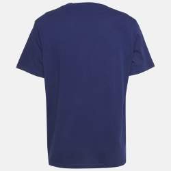 Pre Owned قميص لويفي أبيض أناجرام جيب زائف قطن صغير