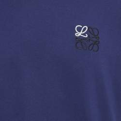 Pre Owned قميص لويفي أبيض أناجرام جيب زائف قطن صغير