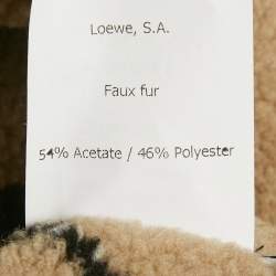 Pre Owned Loewe Black Wool Button Front Jacket L