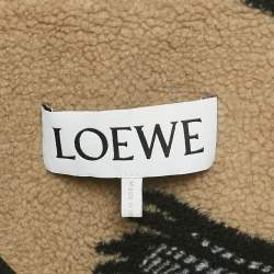 Pre Owned Loewe Black Wool Button Front Jacket L