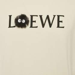 Pre Owned Loewe X Studio Ghibli Beige Printed Jersey T-Shirt M